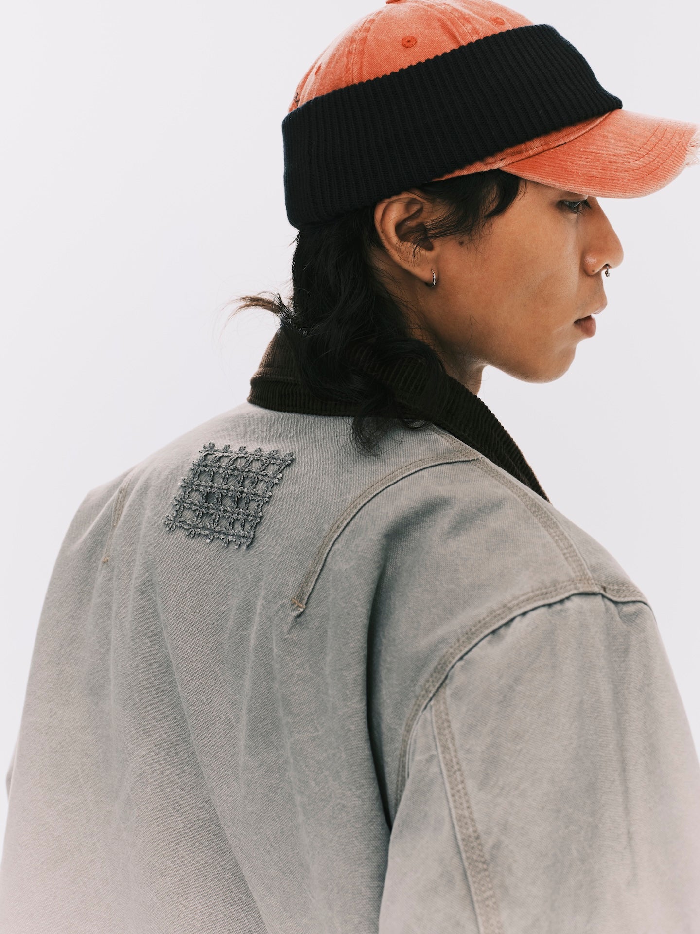 WASHED WORK JACKET GREY