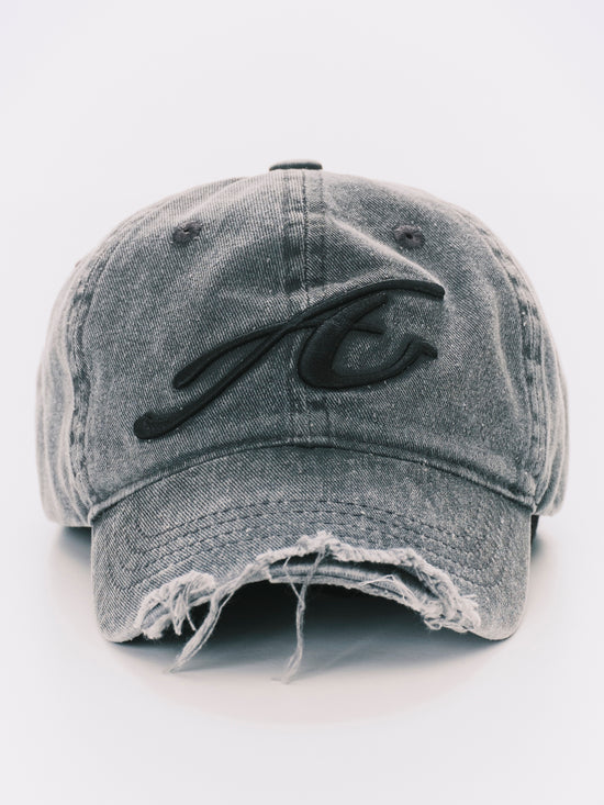 RAW EDGE BASEBALL CAP GREY