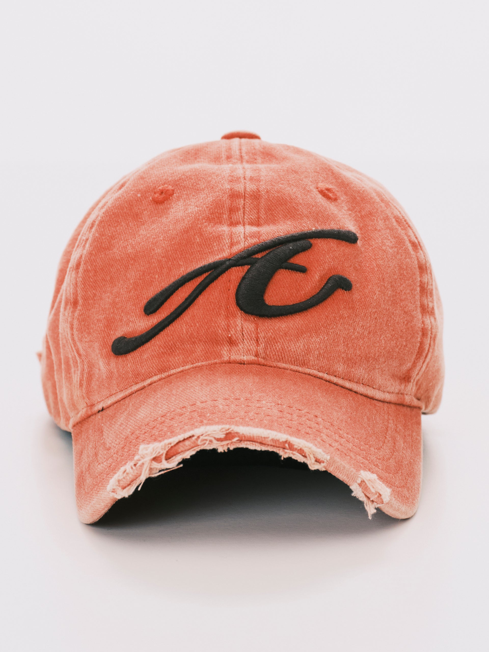 RAW EDGE BASEBALL CAP RED