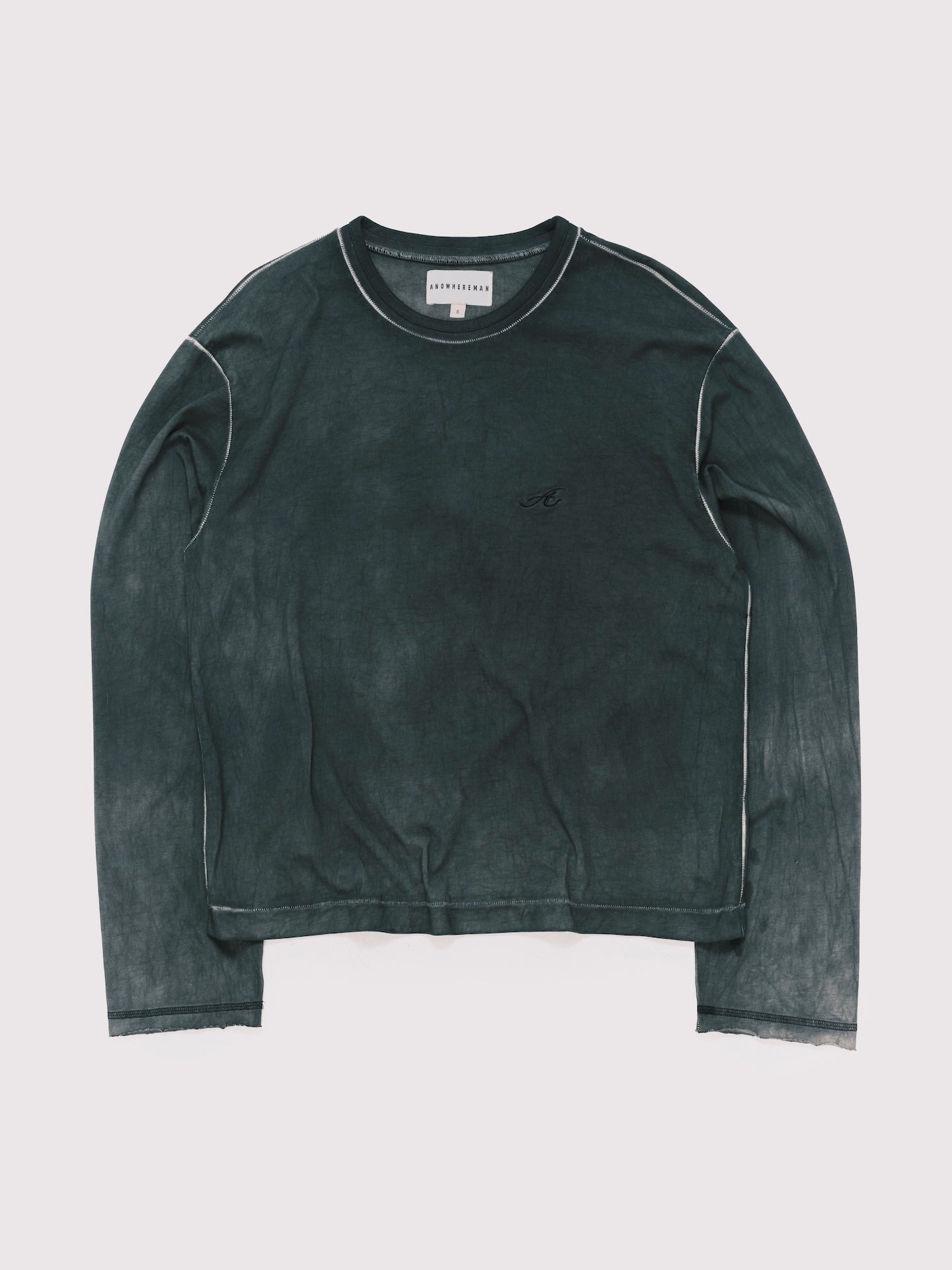 "A" BASIC LS T-SHIRT GREY