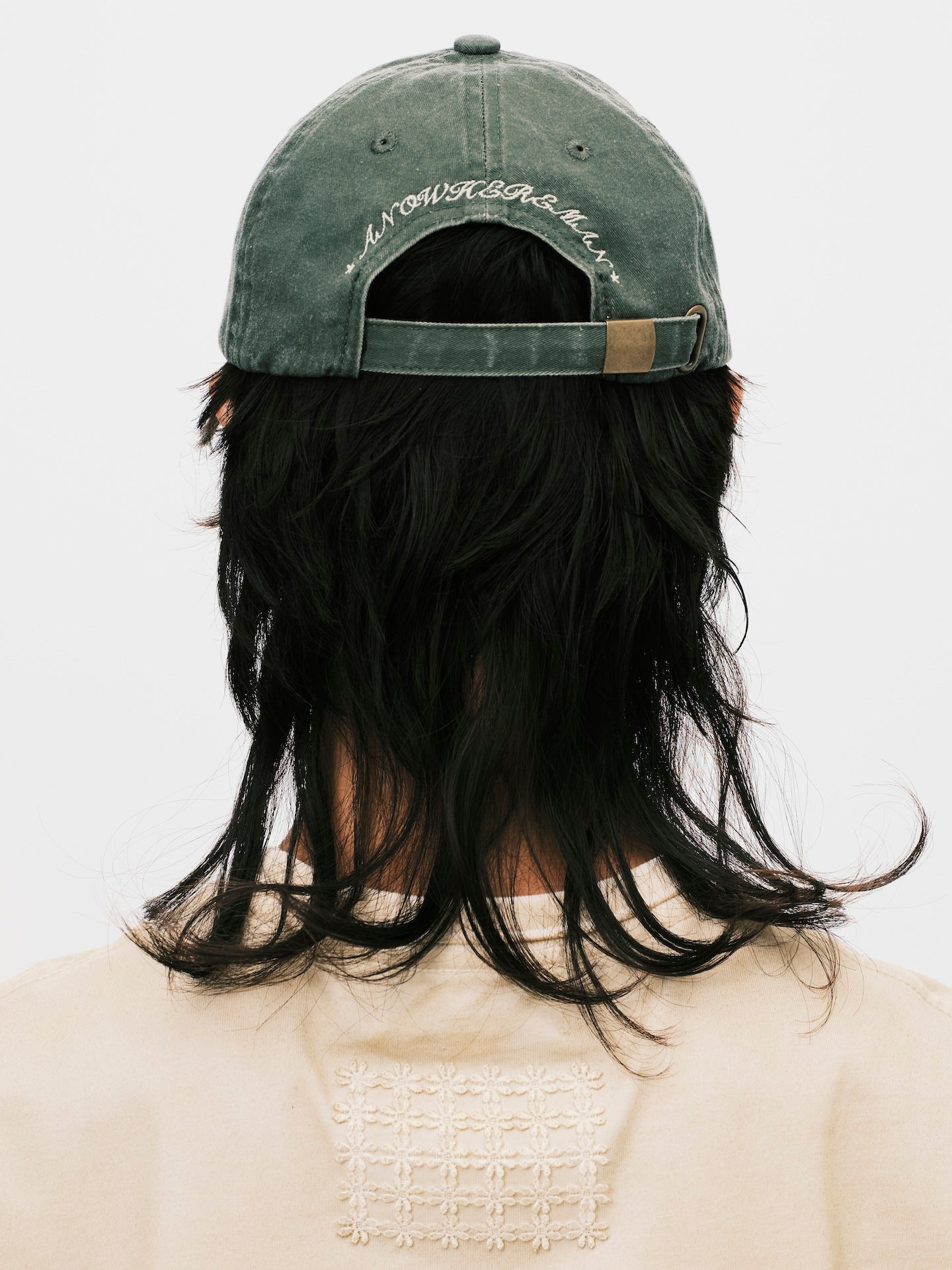 RAW EDGE BASEBALL CAP GREEN