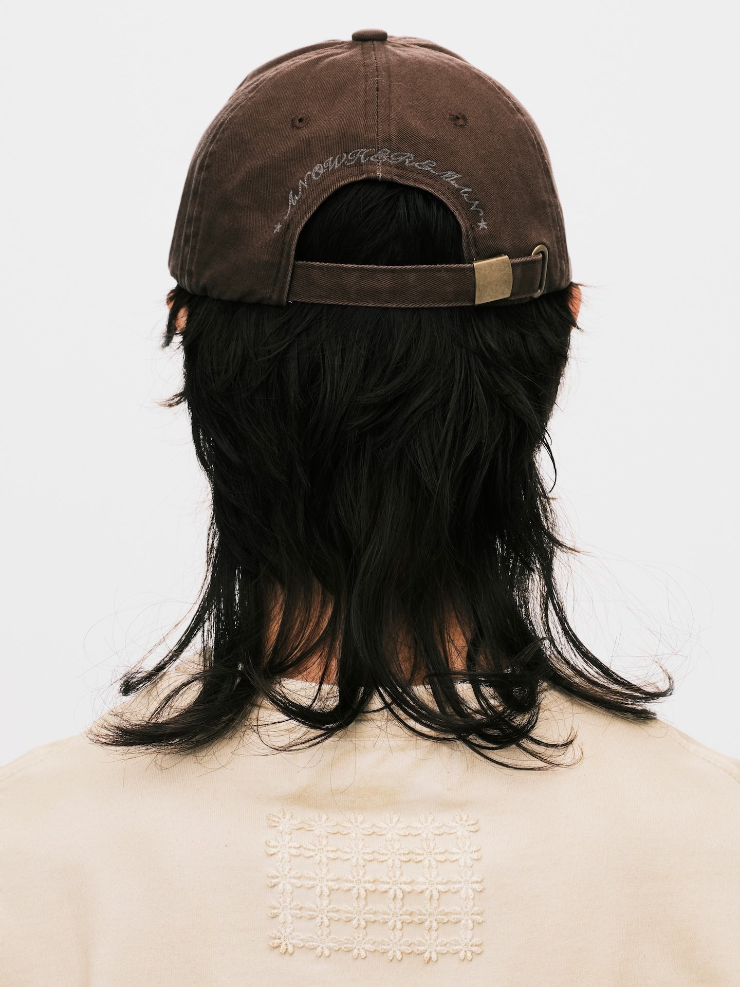 RAW EDGE BASEBALL CAP BROWN