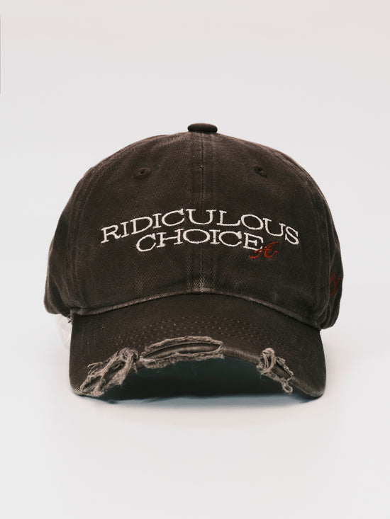 RC RAW EDGE BASEBALL CAP BROWN