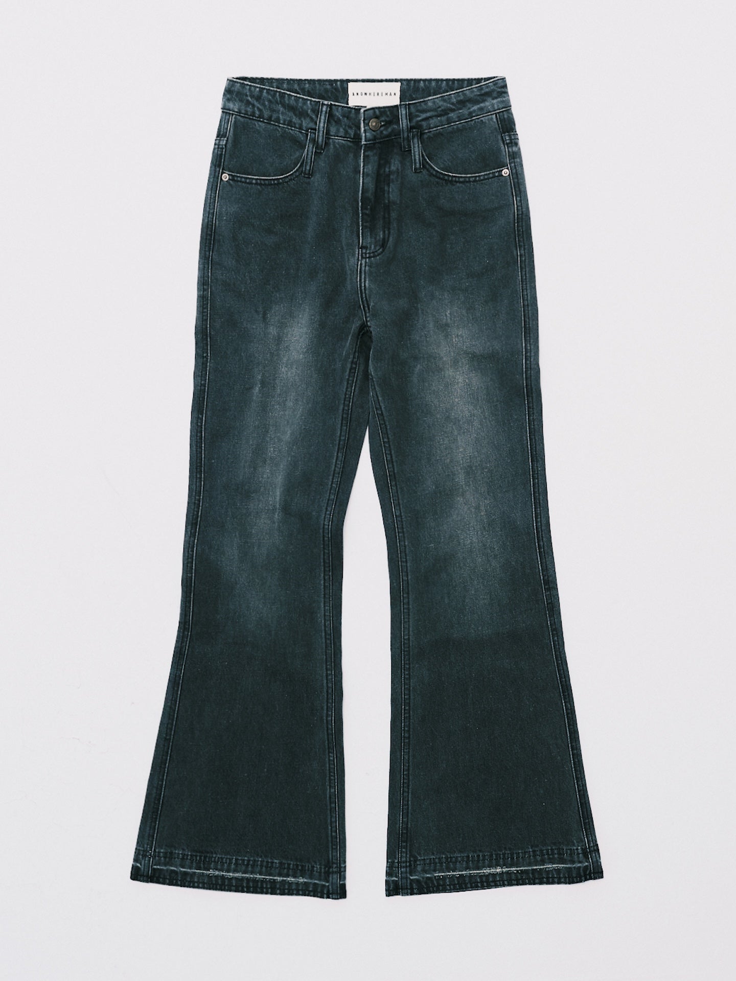 BOOT CUT DENIM JEANS BLACK (WOMEN)