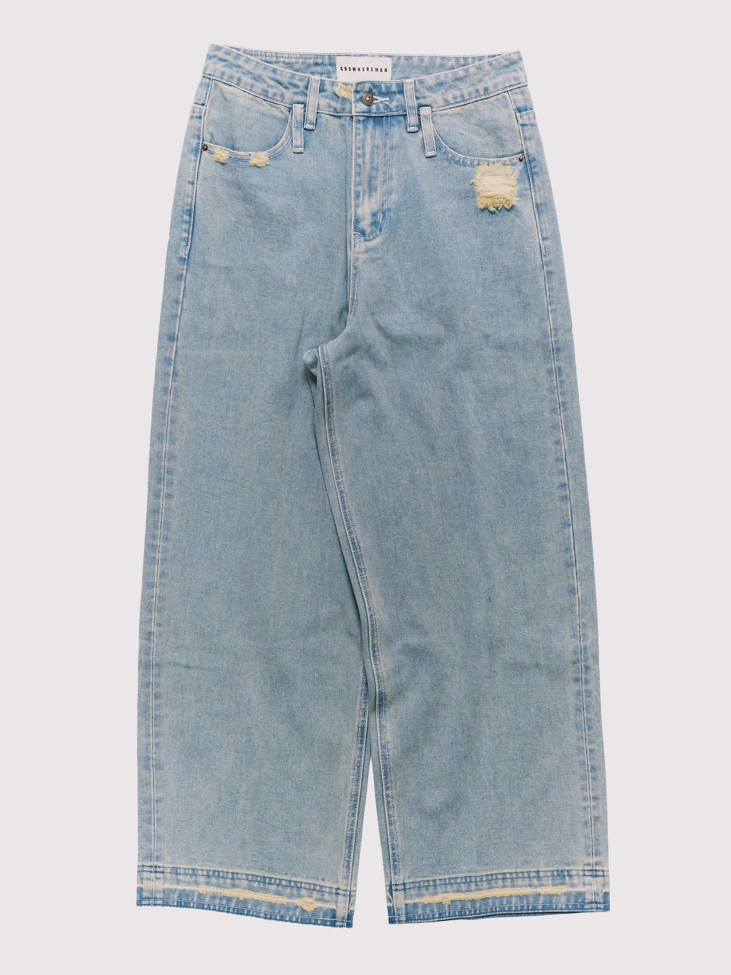 BAGGY DENIM JEANS LIGHT BLUE (WOMEN)