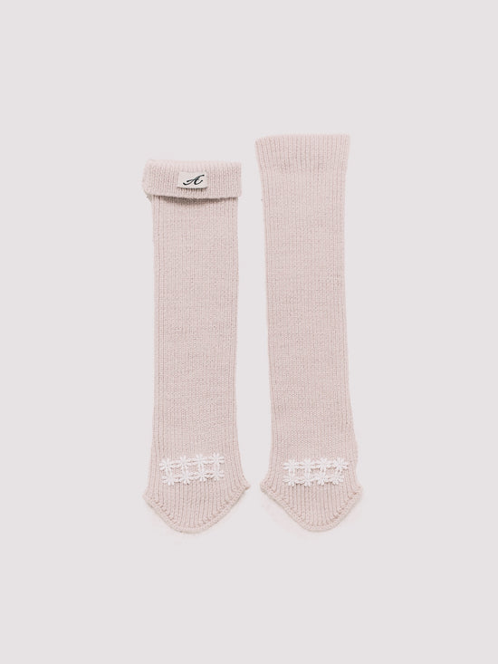 PATCHWORK KNIT SLEEVES OFF WHITE (UNISEX)