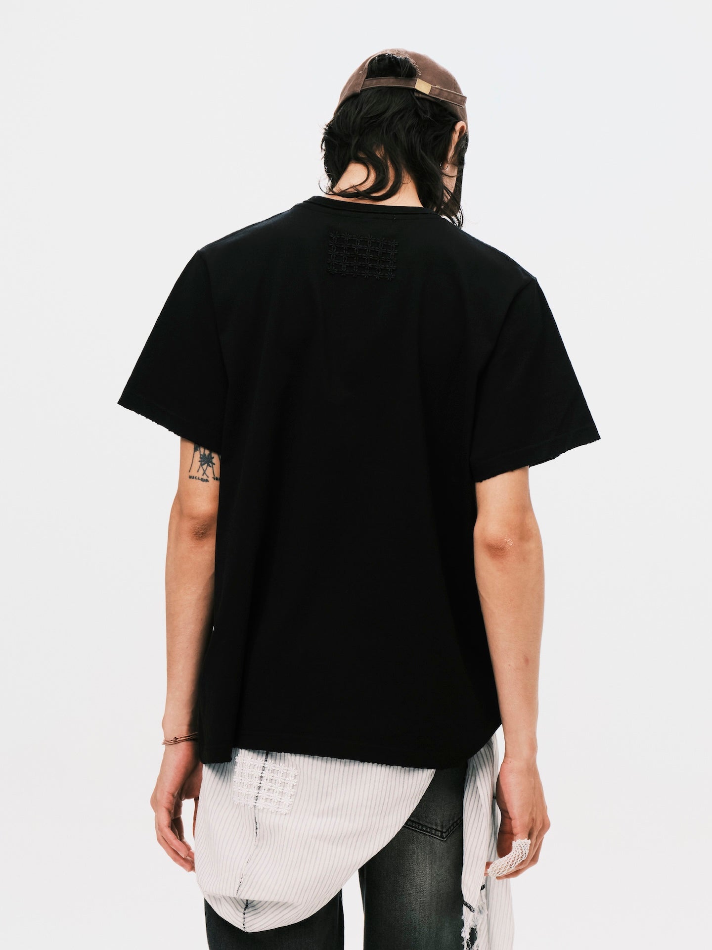 "A" OVERSIZE T-SHIRT BLACK
